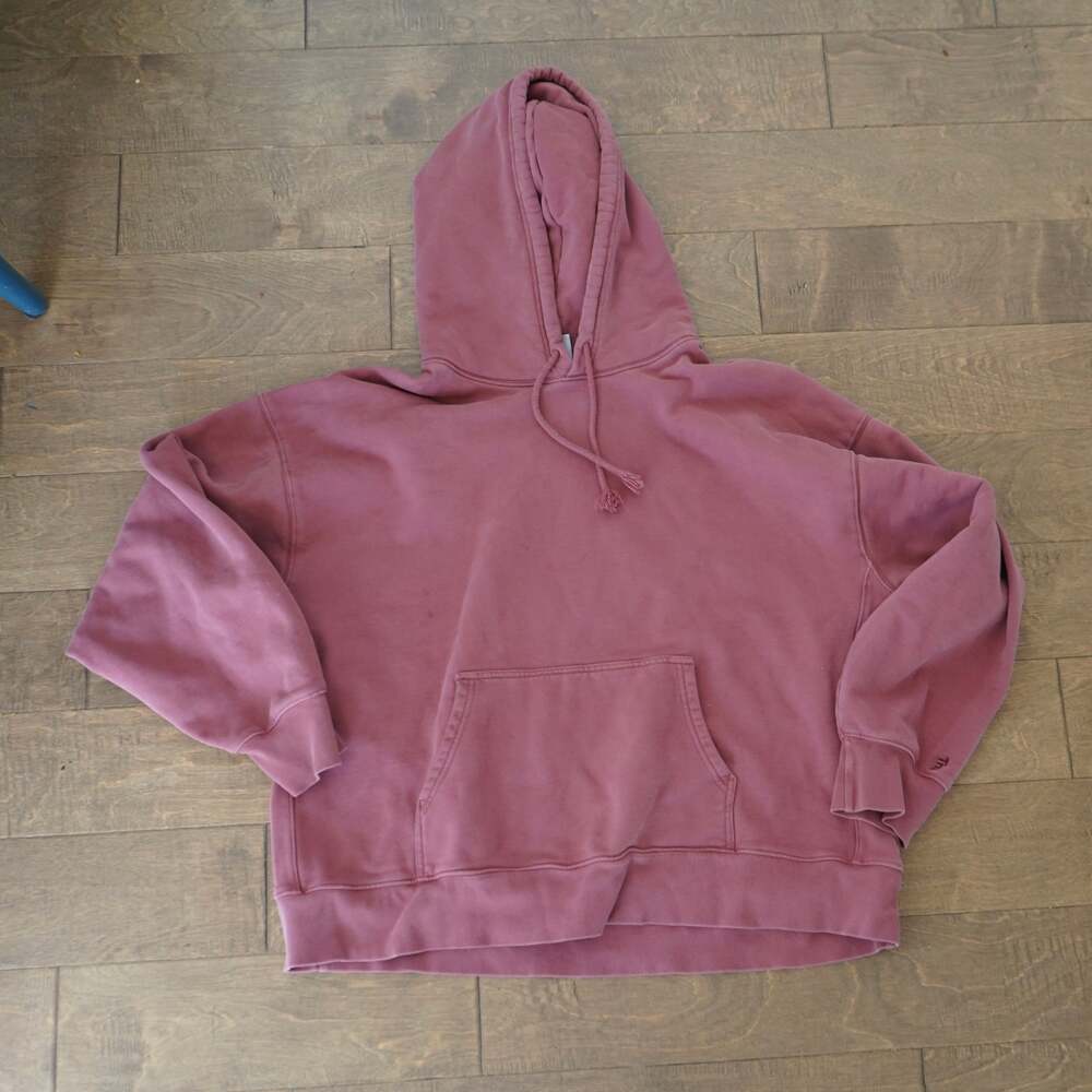 Mauve Aritzia TNA Boyfriend Hoodie Size 2xl (Cozy Fleece)